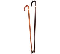 HOMECRAFT - Bastón con mango redondeado, color marrón oscuro