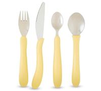 HOMECRAFT Caring Cutlery - Easy Grip Adaptive Utensils for Arthritic Hands & Weak Grip - Disability Cutlery Set with Knife, Fork, Spoon & Teaspoon for Adults