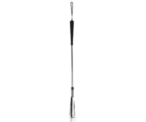 Homecraft Chromed Shoehorn (Eligible for VAT relief in the UK), 600 mm Long, Sturdy, Durable, Metal Shoe Horn with Plastic Handle & Loop to Hang, Makes it Easier to Put Shoes On Without Bending Over