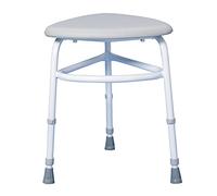 Homecraft Corner Shower Stool, Shower Chair for Elderly, Handicapped, and Disabled Users, Bath Chair for Stability and Support in the Bathroom, Tripod Seat, Bathroom Aid