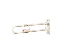 Homecraft Devon Deluxe Folding Support Rail, Bathroom Aid for Elderly, Handicapped, Disabled users, Bathroom Grab Bar for Stability and Control, Fold-Up Bathroom Safety Support Handle, 77cm