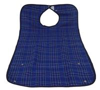 Homecraft Everyday Bib, Waterproof Adult Bib, Clothing Protector from Spills and Stains, Mealtime Bib Protector, Dinning Aid Apron, Washable, Large, Blue, (Eligible for VAT relief in the UK)