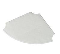 Homecraft Everyday Corner Shower Mat, Shower Mat that Fits Corners and Drains for Stability in the Shower, Slip and Fall Prevention, Bath Mat for Elderly, Handicapped, and Disabled Individuals