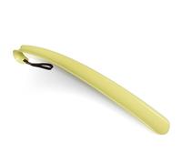 Homecraft Plastic Shoehorn, Long Handle Plastic Shoe Horn for Men and Women, Portable, Durable and Lightweight, Non-Retail Packed, Yellow Colour, 16.5 inches