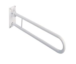 HOMECRAFT Fold Away Grab Rail - 75cm Wall Mounted Support Rail for Bathroom Safety, Folding Handrail for Elderly, Injured & Disabled, Toilet Aid for Stability & Confidence
