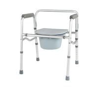 Homecraft Folding Commode Chair and Toilet Surround, Lightweight and Portable, Toilet Chair, and Support For Elderly and Disabled
