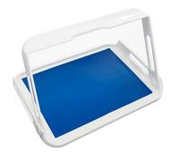 HOMECRAFT Freehand Tray with Non-Slip Mat, Requires Only One Handed Carrying, Safely Carry Items with Unique Foldaway Handle, Mat Secures the Contents on the Tray, Allows for Additional Assistance
