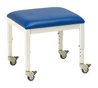 Homecraft Height Adjustable Mobile Therapy Stool, Designed for therapists, teachers and parents, Padded seat, Durable vinyl, Aid for interaction with children, (Eligible for VAT relief in the UK)