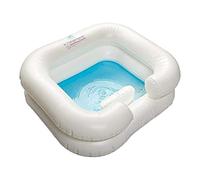Homecraft Inflatable Hair Washing Basin - Portable In Bed Hair Wash Aid with Drain Hose Inflated Comfort - Ideal for Seniors, Injury Recovery, or Limited Mobility