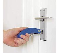 Homecraft Key Turner, Blue, Double Key, Daily Living Aid for Holding, Inserting, & Turning Keys, Key Grip Device for Elderly, Handicapped, & Disabled Individuals, Limited Grip & Hand Function Tool