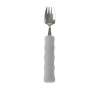 HOMECRAFT Lightweight Assistance Fork with Foam Handled Splayed Fork - 3 in 1 Adaptive Utensil for One Handed Use - Easy Grip Cutlery for Disabled, Arthritis, & Limited Hand Mobility - Right Hand