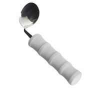 Homecraft Lightweight Foam Handled Cutlery - Angled, Spoon, Left, (Eligible for VAT relief in the UK) Fork for Limited Wrist Movement, Independent Self-Feeding Utensil for Arthritis, Elderly, Disabled