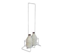 HOMECRAFT Long Handle Bottle Holder, Milk Bottle Wired Crate, Mobility and Support Aid for Elderly, Disabled and Handicapped Users