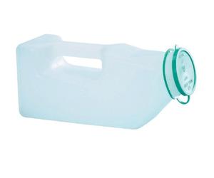 HOMECRAFT Male Urinal Bottle, Simple to Use 1 L Urinal with Clear Measurement for Recording Output, Easy to Grip Bottle Handle, for Men Recovering from Injury or Surgery, Elderly and Disabled Users