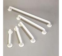 Homecraft Moulded Fluted Grab Rail, Durable PVC Safety Rail and Mobility Aid for Bathroom for Elderly, Disabled and Handicapped Users, Indoor and Outdoor Attachment, 45.7cm