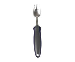 Homecraft Newstead Cutlery, Splayed Fork, One Handed Eating, Utensil for Elderly, Disabled, Handicapped, Parkinson's Disease, and Arthritis users, Non Slip Easy Grip