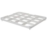Homecraft Prima Bath Step, Single Riser for Additional Height, for Elderly, Elevation Steps with Slip-Resistant Moldings for Young Children, Users with Limited Mobility, 45 cm x 35 cm x 9 cm