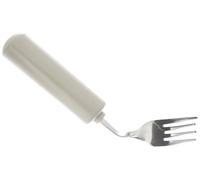 Homecraft Queens Cutlery, Angled Fork for Right Hand (Eligible for VAT relief in the UK) Adaptive Dining Utensil for Elderly, Disabled, Large Built-Up Handle for Good Grip, Dishwasher Safe