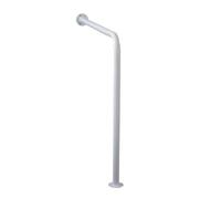 Homecraft Ringwood Wall to Floor Grab Rail, Curved Grab Bar for Toilet, Shower, or Bathtub, Secure Railing for Elderly and Handicapped, 30" High x 30 3/4" Deep, Bathroom Safety Rails