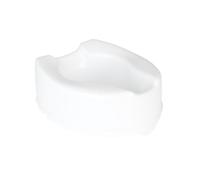 Homecraft Savanah Raised Toilet Seat without Lid, Elongated & Elevated Lock Seat Support for Elderly, Handicapped and Disabled Users, White Colour, 150 mm (6'')