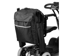 HOMECRAFT Scooter Bag with Crutch or Walking Stick Pockets (Eligible for VAT Relief in the UK) Waterproof Wheelchair Mobility Bag with Multiple Compartments and Pockets for Storage, Elderly & Disabled