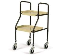 Homecraft Shelf Trolley, Height Adjustable Organiser, Ideal for Storage and Organisation, Mobility Trolley for Bedroom Storage