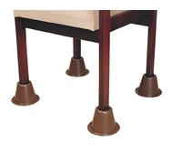 HOMECRAFT Stackable Cone Raisers, 9cm Retail Pack of Cones, Set of 4, Furntiure Raiser for Raising Beds, Couches, and Chairs, Bed Elevators for Increasing the Height of Furniture, Elephant Feet