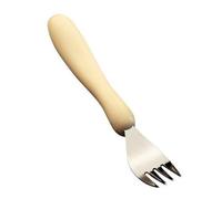 Homecraft Standard Caring Cutlery, Arthritis Aids, For Weak Grip, Easy Grip Eating Utensils for Elderly or Disabled, Fork, Ivory, 1 count