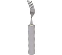 Homecraft Standard Foam Cutlery, Arthritis Aids, For Weak Grip, Easy Grip Eating Utensils for Elderly or Disabled, Fork, Ivory, 1 count