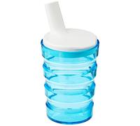 Homecraft Sure Grip Cup, Non Spill Mug, Portable Travel Mug with Straw Lid for Children, Elderly and Disabled - 200 ml Blue Colour