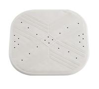 Homecraft Sure Tread Shower Mat with Suckers Stays in Place, Non-Slip With Raised Treads, Reduce Slip and Fall Risk in Bathroom for Elderly and Disabled - 21.75" x 21.75"