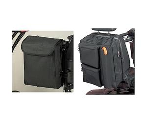 Homecraft Wheelchair/Mobility Scooter Pannier Bag, Versatile Storage, Waterproof & Washable & Deluxe Scooter Bag, Waterproof, Mobility Aids, Black