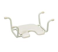 Homecraft White Line Suspended Bath Seats, Durable Easy-to-Clean Plastic Seat for Enhanced Bathing Comfort