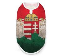 Homect with Hungarian Flag Funny Dog Shirts Sleeveless Pet Tank Top Comfort Pets Clothes Vest for Small Medium Dogs Cat XL