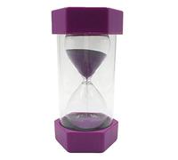 HomeDecTime Sand Timer Mixed Colors Hourglass Timer 1min / 2mins / 35mins /40mins Sandglass Timer for Kitchen, Games, Brushing Timer,Home Office Decoration Timers - 40 Minutes-Purple