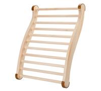 HOMEDEK 1 Piece Sauna Backrest, Ergonomic S-Shaped Backrest, As Shown Suitable for Sauna Recovery, Health and Relaxation
