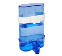 HOMEDEK Canary Storage Container Cockatiel Parakeet Bird Waterer Feeding Hanging Blue 1 Piece