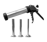 HOMEDEK Manual Sausage Meat Fillers Machine for Sausage Meat Stuffer Filler Hand Operated Sausage Machines Funnel Nozzle