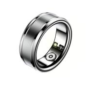 HOMEDEK Smart Ring Health Body Blood Pressure NFC Fitness Tracker Ring for Video Scrolling Page Flipping, Silver