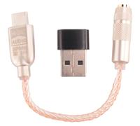 HOMEDEK Type-C to 3.5 Jack ALC5686 Chip HiFi Digital Audio Decoding DAC Sound Card Earphone Audio Cable(USB header)