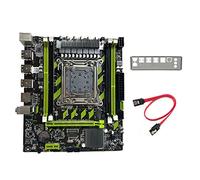 HOMEDEK X79G Motherboard+SATA Cable+Bezel LGA2011 4XDDR3 RECC Slot M.2 NVME PCI-E X16 6XUSB2.0 SATA3.0 Server Game Motherboard