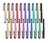 homEdge Slim Stylus Pen Set of 20 Pack, Universal Stylus Compatible with All Device with Capacitive Touch Screen - 10 Color