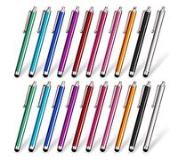 homEdge Stylus Pen Set of 20 Pack, Universal Capacitive Touch Screen Compatible with iPad, iPhone, Samsung, Kindle Tough, Compatible with All Device with Capacitive Touch Screen - 10 Color