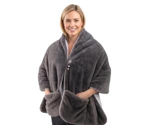 Homedics Cosy Cordless Warming Shawl - Wearable Heated Blanket