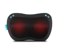 HoMedics Everybody Shiatsu Massage Pillow with Heat - Lower Back, Neck & Shoulder Deep Tissue Muscle Massager with 4 Rotating Nodes, 2 Directions, Heated Massage Cushion, Muscle Discomfort Ease