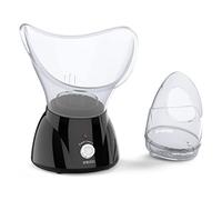 HoMedics FAC-40BGYA-GB Facial Spa, Facial Steamer/Mist, Revitalising, Angled Mask for Comfort, Opens Pores for Deep Cleaning, Includes Nasal Attachment to Ease Congestion, Black