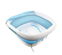 HoMedics Foldaway Luxury Foot Spa + Massager, with Heater / Keep Warm Function, Soothing Vibration Massage, Clever Collapsible and Compact Design, Use with Your Favourite Bath Salts and Essential Oils