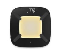 HoMedics glo Body Analyser Scale - Bathroom Scales with Motion-Sensing Night Light, 100% Recycled Plastic Base, High-Precision Digital Display, lbs/kgs/st Weight Scale Options, Sleek Tempered Glass