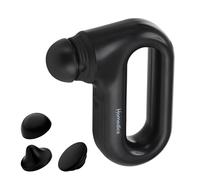 Homedics Portable Full-Body Vibration Massager Deep Tissue, Cordless Design and Compact Size, Lightweight, 3 Interchangeable Heads, 2 Intensity Levels, Ergonomic Handle, Batteries Included