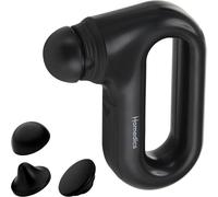 Homedics Portable Full-Body Vibration Massager Deep Tissue, Cordless Design and Compact Size, Lightweight, 3 Interchangeable Heads, 2 Intensity Levels, Ergonomic Handle, Batteries Included